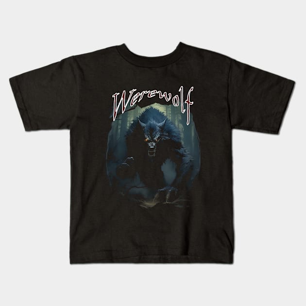 Werewolf Kids T-Shirt by MckinleyArt